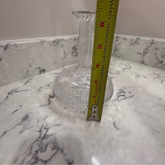 Elegant Clear Glass Vase "baccarat style" - Picture 8 of 11